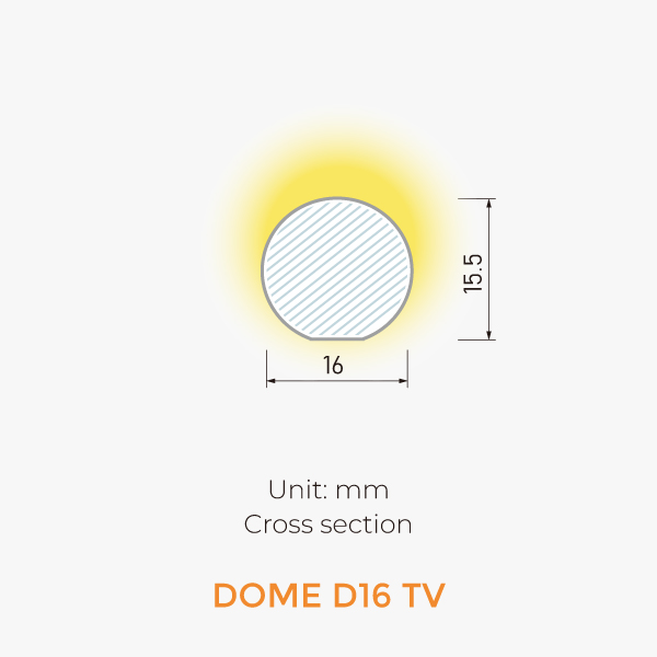 Dome Neon IP67-DOME D16 TV