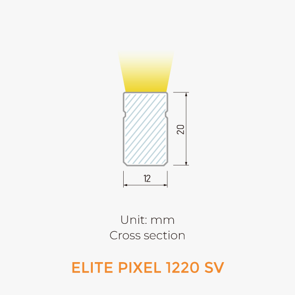Pixel Neon IP67-ELITE PIXEL 1220 SV
