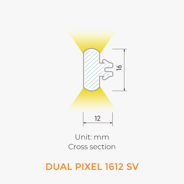 Pixel Neon IP67-DUAL PIXEL 1612 SV